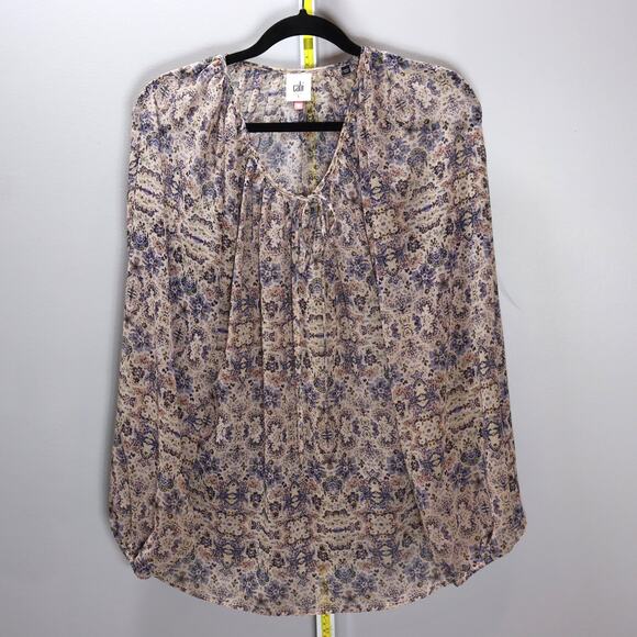Cabi Floral Boho Peasant Blouse Small - Picture 1 of 4